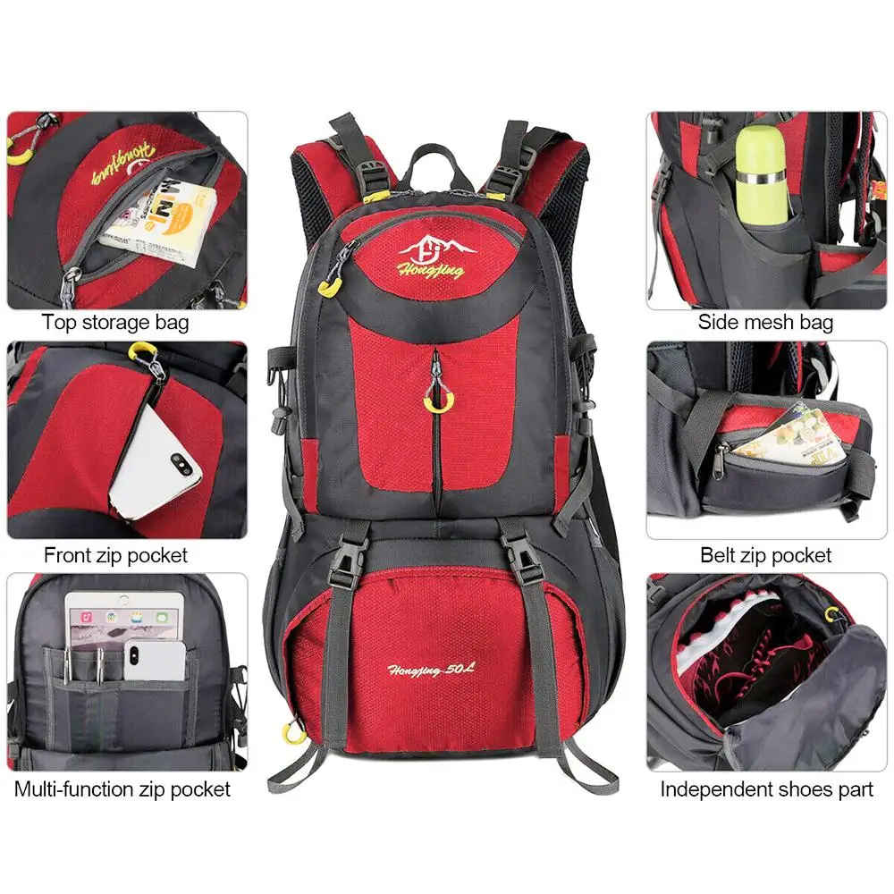 50L Hiking Camping Lightweight Backpack Outdoor Backpack Travel Bag Camping Hiking Trekking Rucksack
50L Hiking Camping Lightweight Backpack Outdoor Backpack Travel Bag Camping Hiking Trekking Rucksack