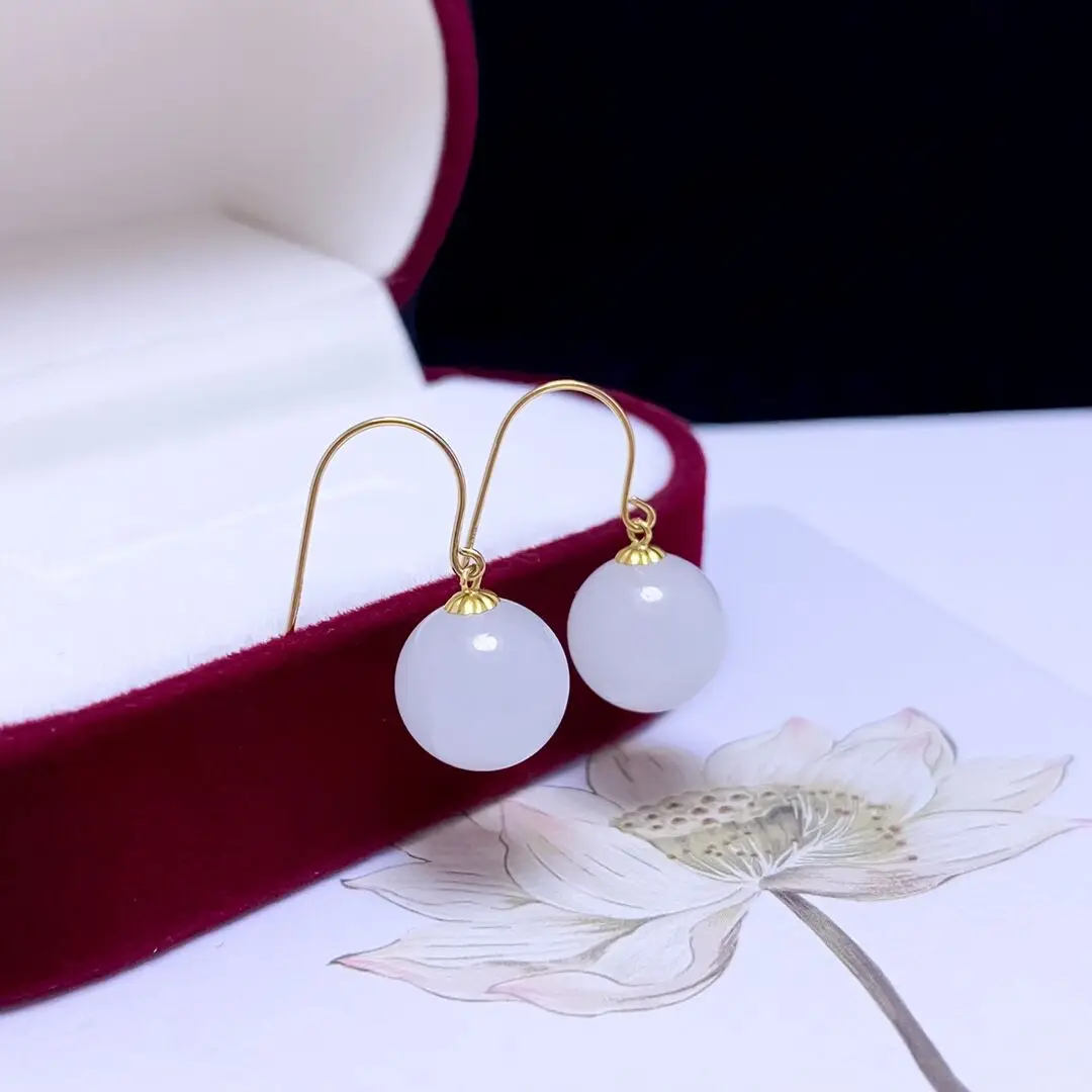 Серьги-подвески SHILOVEM из 18-каратного желтого золота, настоящая натуральная белая яшма, Классические изящные украшения для женщин, свадебный ...
Серьги-подвески SHILOVEM из 18-каратного желтого золота, настоящая натуральная белая яшма, Классические изящные украшения для женщин, свадебный ...