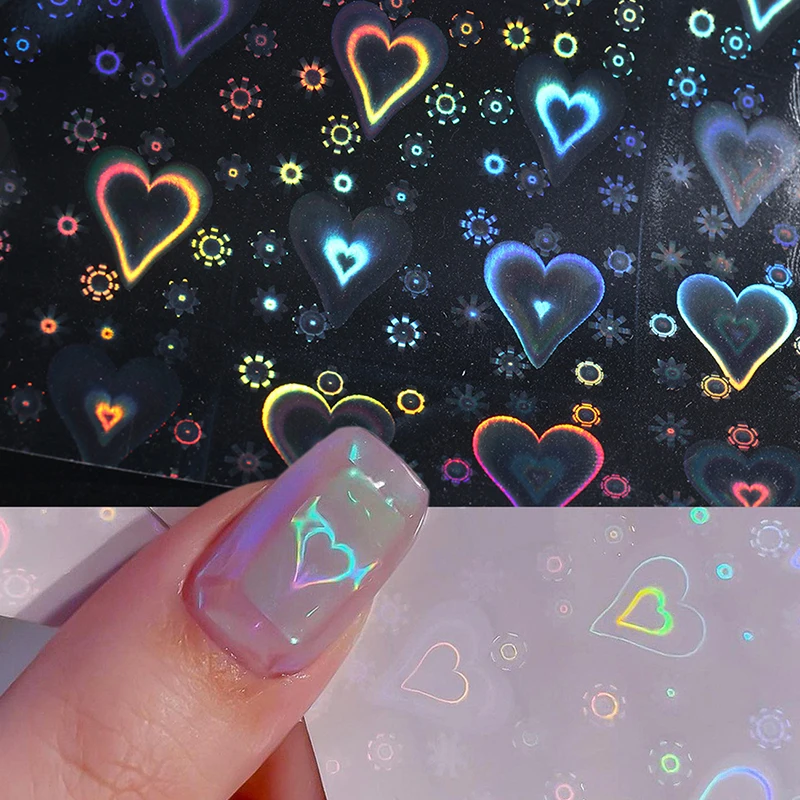 5PCS Glittering Nail Sticker Ins Net Red Sunset Hot Laser Aurora Ice Love Cellophane Mermaid Sticker
5PCS Glittering Nail Sticker Ins Net Red Sunset Hot Laser Aurora Ice Love Cellophane Mermaid Sticker