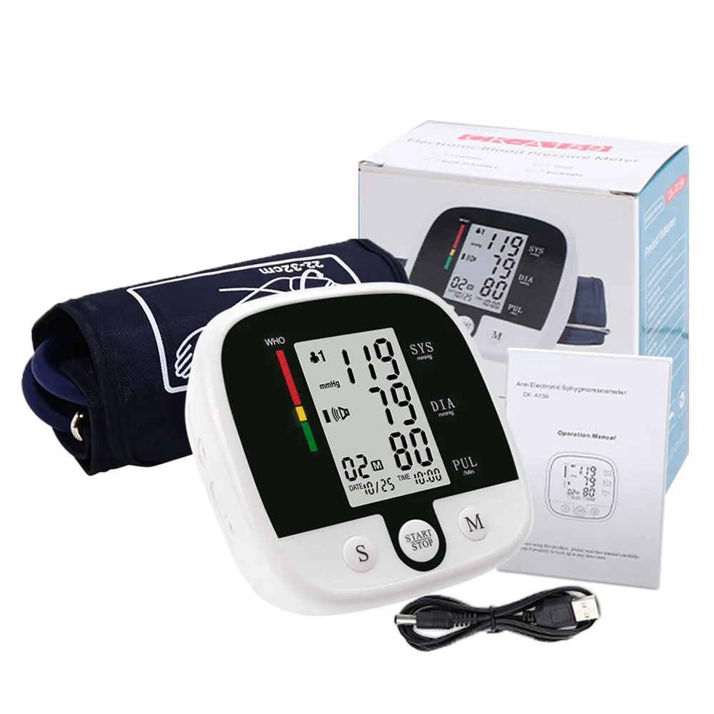 smart Arm Blood Pressure Monitor meter Cuff Medical Nurse Device Sphygmomanometer Blood Pressure Home Health Detector machine
smart Arm Blood Pressure Monitor meter Cuff Medical Nurse Device Sphygmomanometer Blood Pressure Home Health Detector machine