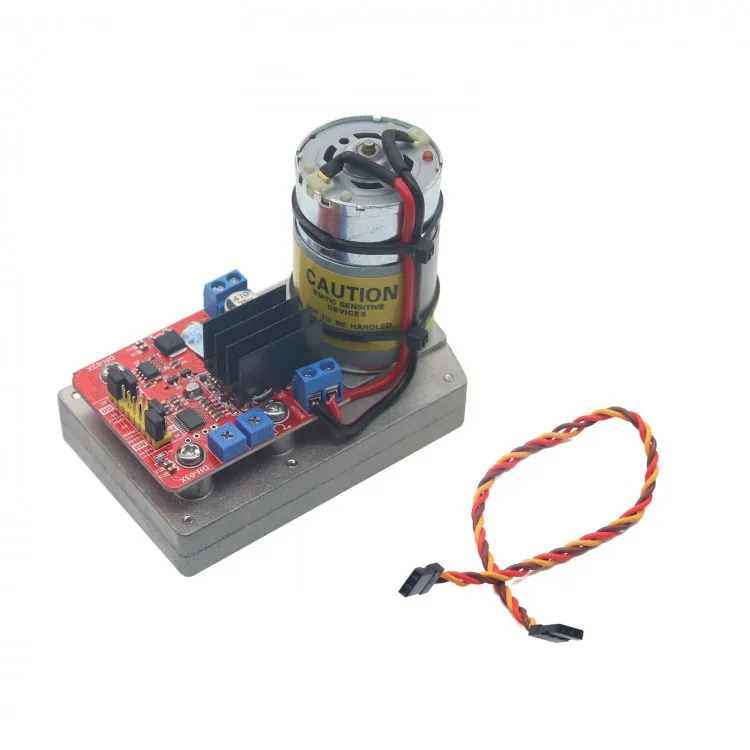 DC12V 24V 180kg.cm Steel Gear High Torque Servo with Potentiometer for Robot Mechanical Arm
DC12V 24V 180kg.cm Steel Gear High Torque Servo with Potentiometer for Robot Mechanical Arm