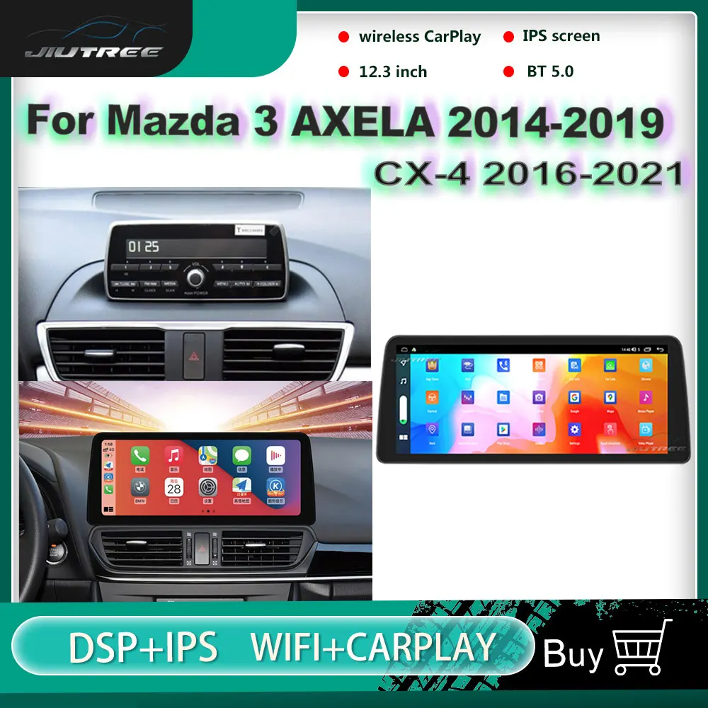 Автомагнитола 2 Din, 12,3 дюйма, 128 ГГц, Android, для Mazda 3 AXELA 2014-2019 годов выпуска, 2016-2021, автомобильный стерео мультимедийный плеер, GPS-навигация
Автомагнитола 2 Din, 12,3 дюйма, 128 ГГц, Android, для Mazda 3 AXELA 2014-2019 годов выпуска, 2016-2021, автомобильный стерео мультимедийный плеер, GPS-навигация