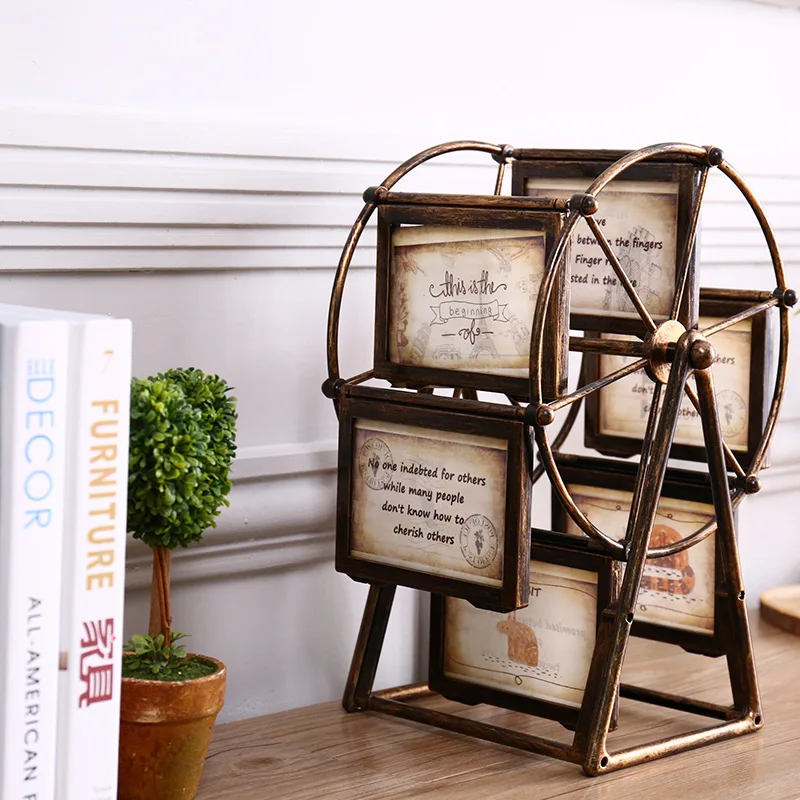 Ferris Wheel Photo Frame 4 Inch 5 Inch Picture Frames Home Decoration Living Room Bedroom Family Wedding Photo Desktop Display
Ferris Wheel Photo Frame 4 Inch 5 Inch Picture Frames Home Decoration Living Room Bedroom Family Wedding Photo Desktop Display
