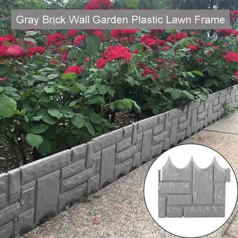 Lawn Edging Plant Border, Gray Stone Brick Flower Bed and Garden Fence, Used for DIY Home Garden Decoration (18Pcs)
Lawn Edging Plant Border, Gray Stone Brick Flower Bed and Garden Fence, Used for DIY Home Garden Decoration (18Pcs)
