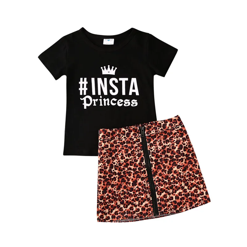 2020 Summer Toddler Kids Baby Girl Outfit Clothes Set Top Shirt Leopard Skirts 2Pcs Sets
2020 Summer Toddler Kids Baby Girl Outfit Clothes Set Top Shirt Leopard Skirts 2Pcs Sets