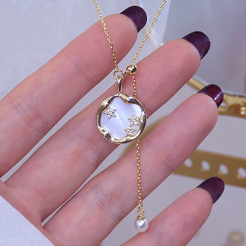 Vintage Elegant 14k Real Gold Pearl Pendant Charming Temperament Necklace for Women High Quality Jewelry Chain Party Gift 
Vintage Elegant 14k Real Gold Pearl Pendant Charming Temperament Necklace for Women High Quality Jewelry Chain Party Gift