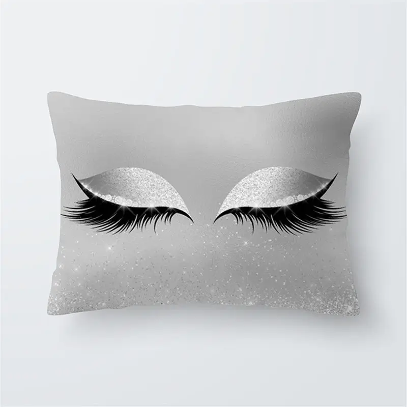 Pink Golden Lash Out Soft Velvet Cushion Cover 30x50cm Marble Pillow Bedroom Sofa Decoration Cases | Дом и сад