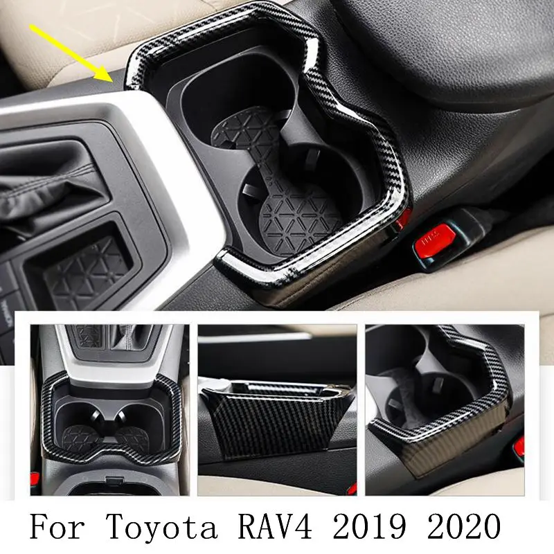 Для Toyota RAV4 RAV 4 2019 2020 ABS пластиковый передний держатель для стакана воды защитный