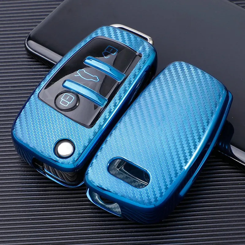New Soft TPU Car Folding Key Cover Case for Audi A3 8L 8P A4 B6 B7 B8 A6 C5 C6 4F RS3 Q3 Q7 TT 8L 8V S3 Auto Shell Accessories 
New Soft TPU Car Folding Key Cover Case for Audi A3 8L 8P A4 B6 B7 B8 A6 C5 C6 4F RS3 Q3 Q7 TT 8L 8V S3 Auto Shell Accessories
