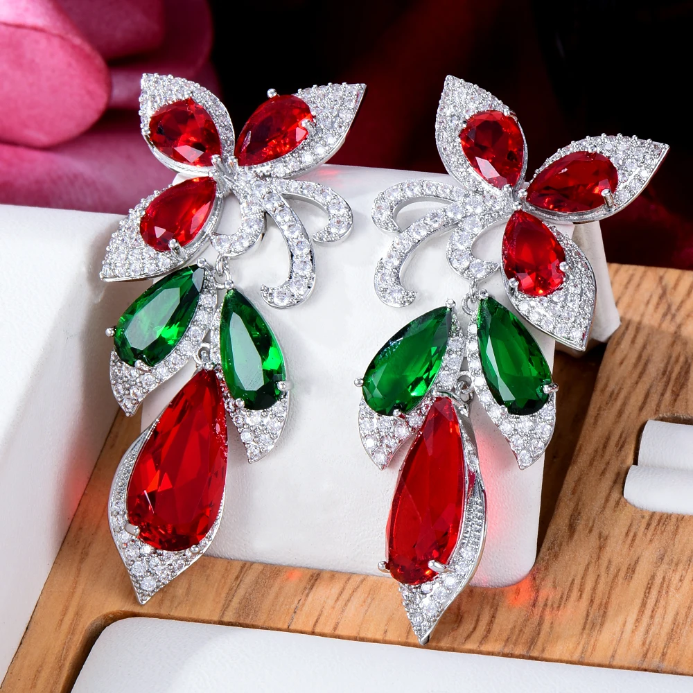 Soramoore Trendy Shiny Sweet Gorgeous Earrings Trendy Cubic Zircon Pendant earrings for women Wedding Engagement JEWELRY GIFT
Soramoore Trendy Shiny Sweet Gorgeous Earrings Trendy Cubic Zircon Pendant earrings for women Wedding Engagement JEWELRY GIFT