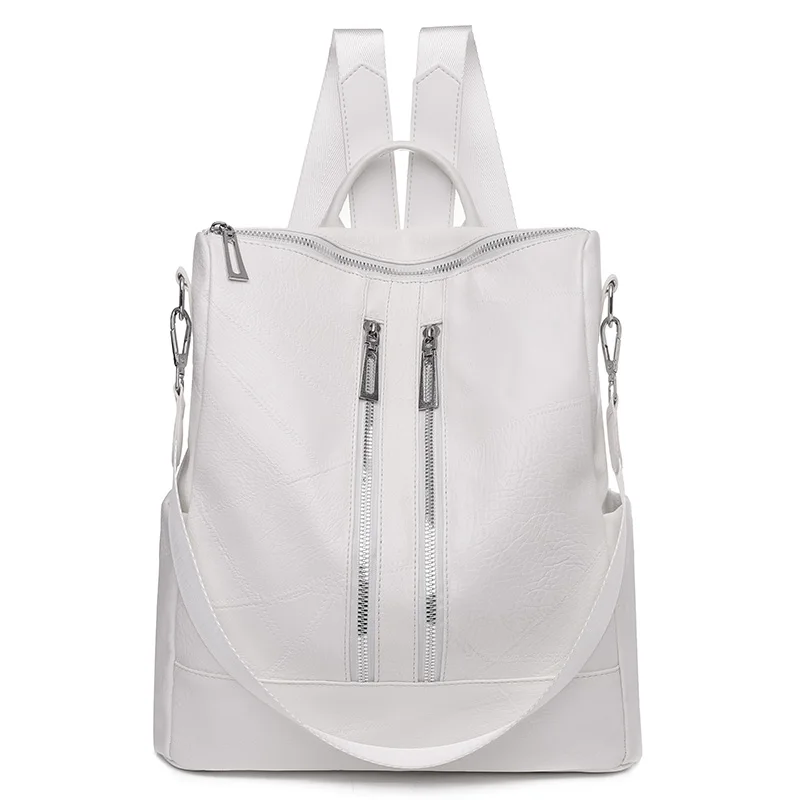 Summer White Fashion PU Leather Anti-thief Backpack Large Capacity School Bag for Teenager Girl Multifunction Casual Sac a Dos56
Summer White Fashion PU Leather Anti-thief Backpack Large Capacity School Bag for Teenager Girl Multifunction Casual Sac a Dos56