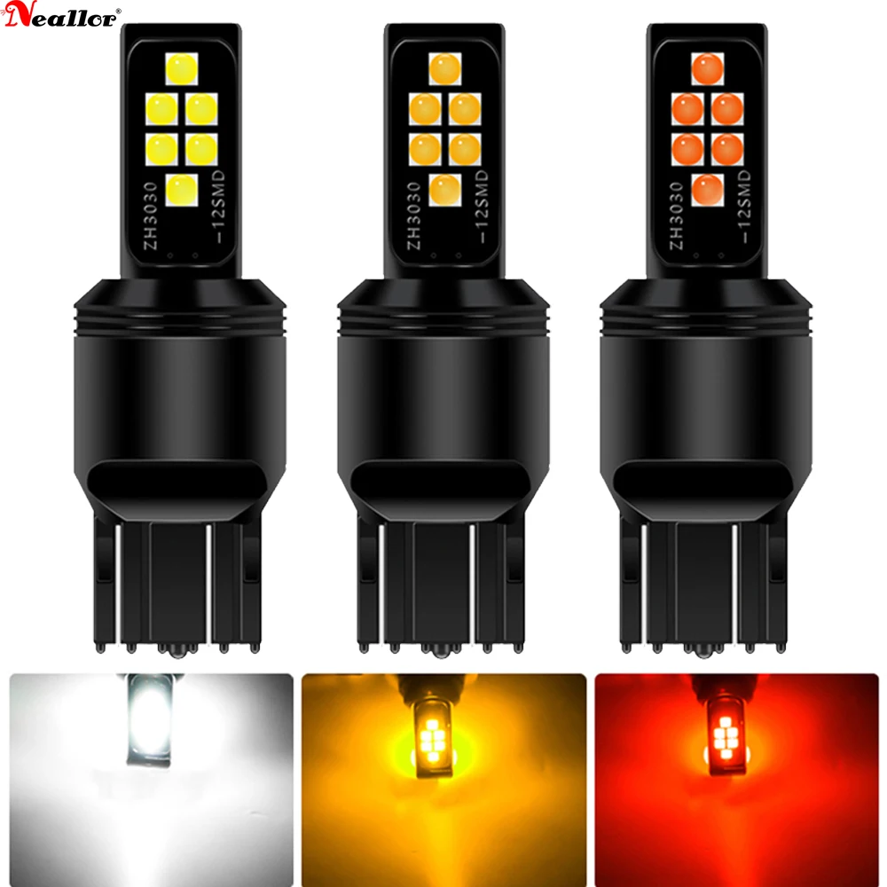 2PCS 1156 P21W BA15S 1157 P21/5W BAY15D T20 W21W 7440 W21/5W 7443 WY21W LED Car Reserve Lamp Auto Brake Light Turn Signal Bulb
2PCS 1156 P21W BA15S 1157 P21/5W BAY15D T20 W21W 7440 W21/5W 7443 WY21W LED Car Reserve Lamp Auto Brake Light Turn Signal Bulb