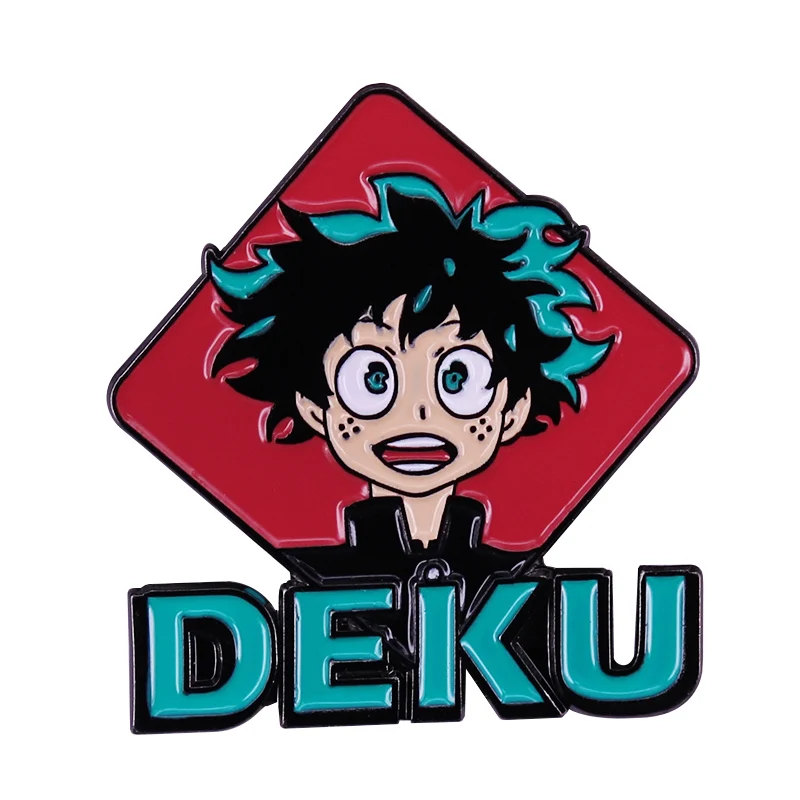 Мой герой Chibi Deku булавки популярная Япония героя аниме значок с характерным