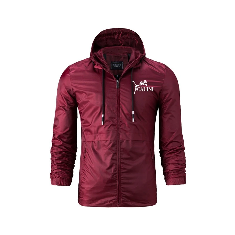 Spring Autumn Fashion Casual Thin Jackets Men Polyester Zipper Pocket Waterproop Hooded Coat Streetwear Print Menswear Clothing
Spring Autumn Fashion Casual Thin Jackets Men Polyester Zipper Pocket Waterproop Hooded Coat Streetwear Print Menswear Clothing