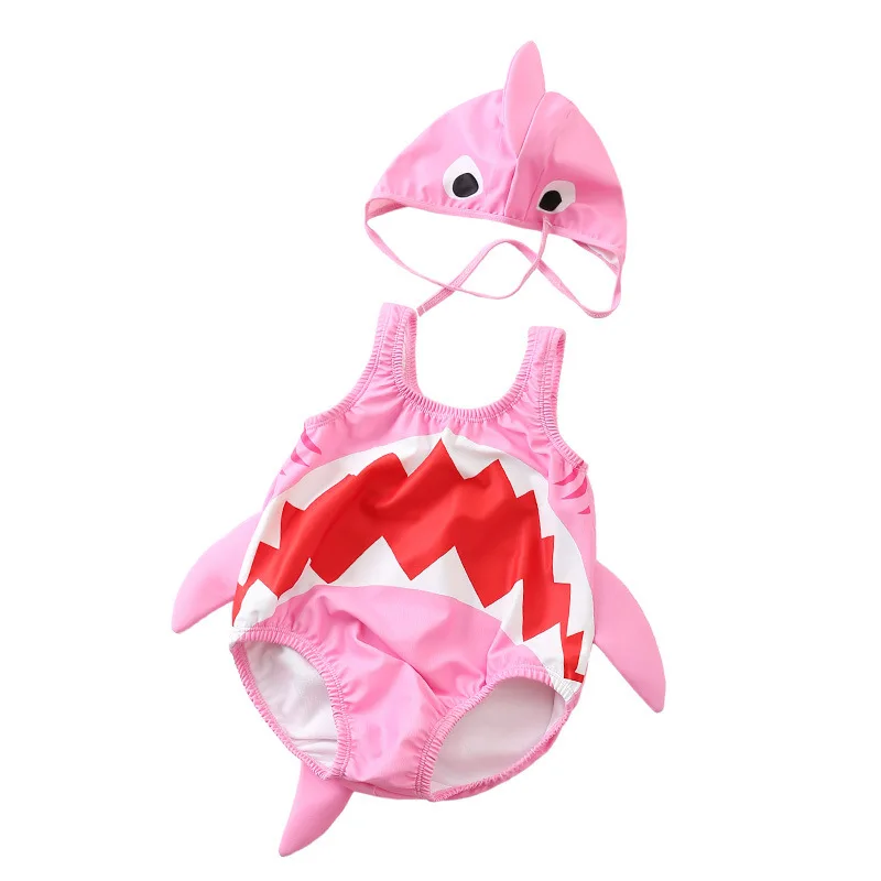 Children's One Piece Swimwear Baby Swimming Pool Cute Shark Animals Swimwsuit Toddler Newborn Bathing Suit Swimming Cap Set
Children's One Piece Swimwear Baby Swimming Pool Cute Shark Animals Swimwsuit Toddler Newborn Bathing Suit Swimming Cap Set