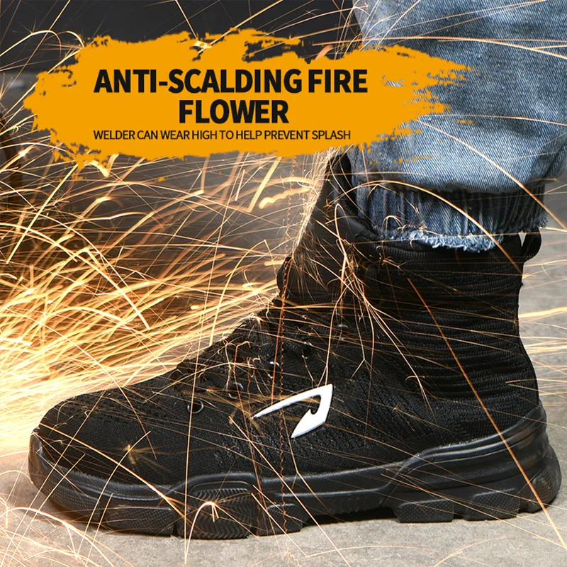 New Safety Work Boots Shoes For Men Indestructible Steel Toe Cap Shoes All Season Working Boots Security Work Shoes Big Size 48
New Safety Work Boots Shoes For Men Indestructible Steel Toe Cap Shoes All Season Working Boots Security Work Shoes Big Size 48