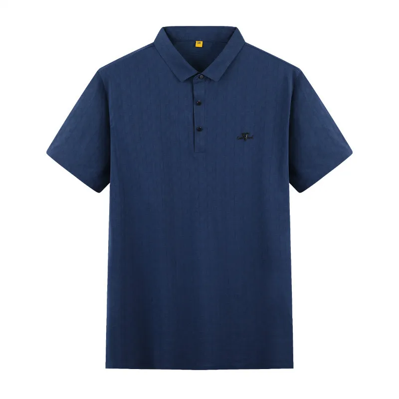 Summer 2021 new men's fat plus large fashion casual Lapel ice silk short sleeve T-shirt
Summer 2021 new men's fat plus large fashion casual Lapel ice silk short sleeve T-shirt