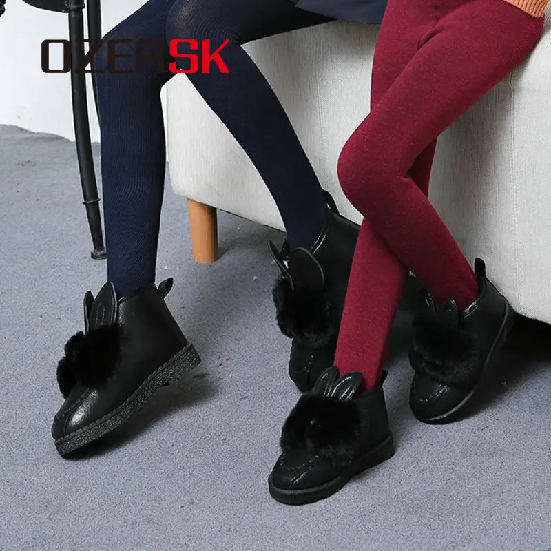 OZERSK Brand Ankle Boots For Woman Snow Platform Boots Woman Winter Shoes Warm Fur Slip on Flat Heels Shoes Zapatos De Mujer
OZERSK Brand Ankle Boots For Woman Snow Platform Boots Woman Winter Shoes Warm Fur Slip on Flat Heels Shoes Zapatos De Mujer
