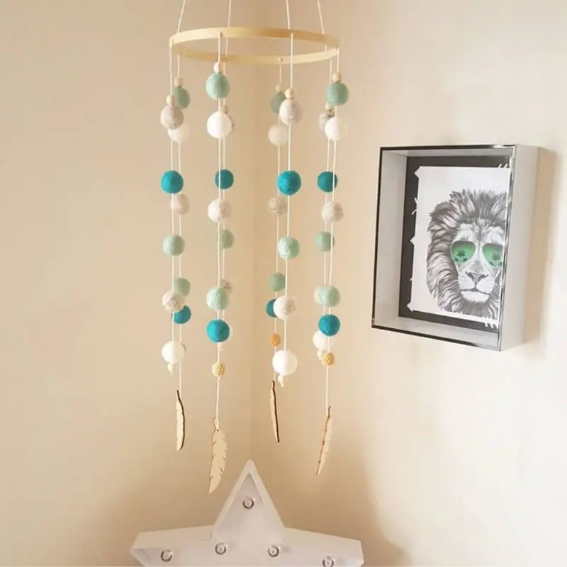 Nordic Hair Ball Crib Wind Chimes Baby Bed Bell Pendant Children Room Bedroom Decoration Newborn Photography Props
Nordic Hair Ball Crib Wind Chimes Baby Bed Bell Pendant Children Room Bedroom Decoration Newborn Photography Props