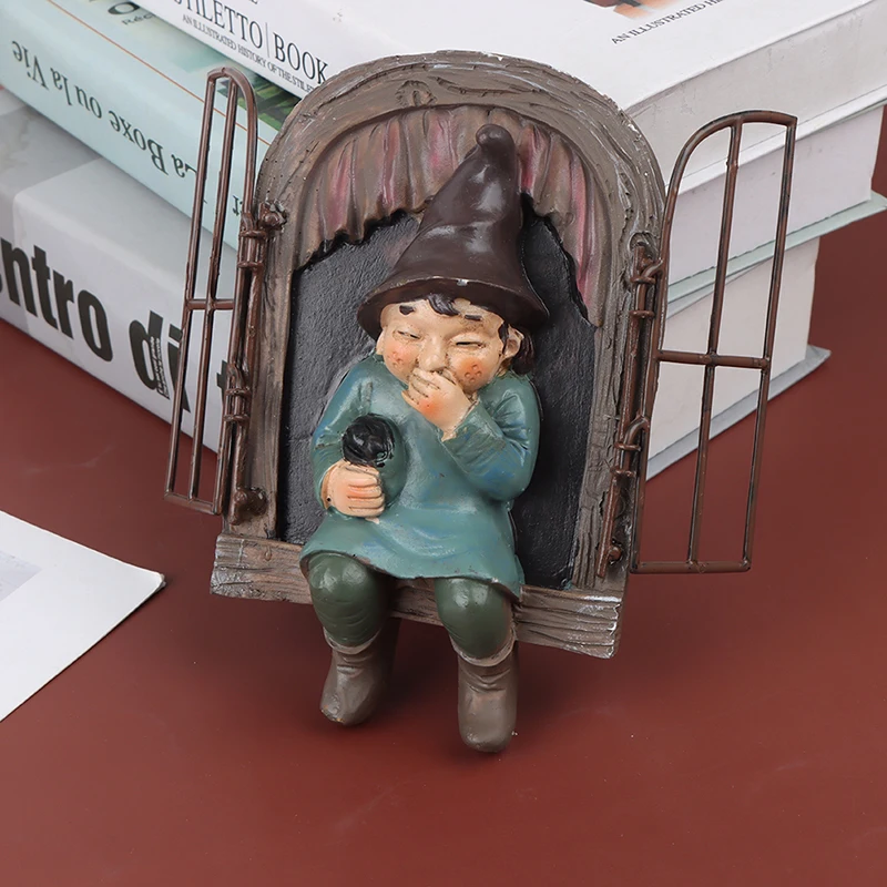 Resin Gnome Garden Decor Funny Statue Old Man Fairy Garden Ornament Elves Gift 
Resin Gnome Garden Decor Funny Statue Old Man Fairy Garden Ornament Elves Gift