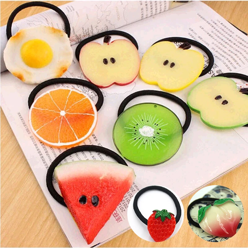 New Summer Style Many Patterns Fruits Slice Hair Accessories Clip Kids Women Elastic Hair Bands Ponytail Holder Gum Headwear
New Summer Style Many Patterns Fruits Slice Hair Accessories Clip Kids Women Elastic Hair Bands Ponytail Holder Gum Headwear