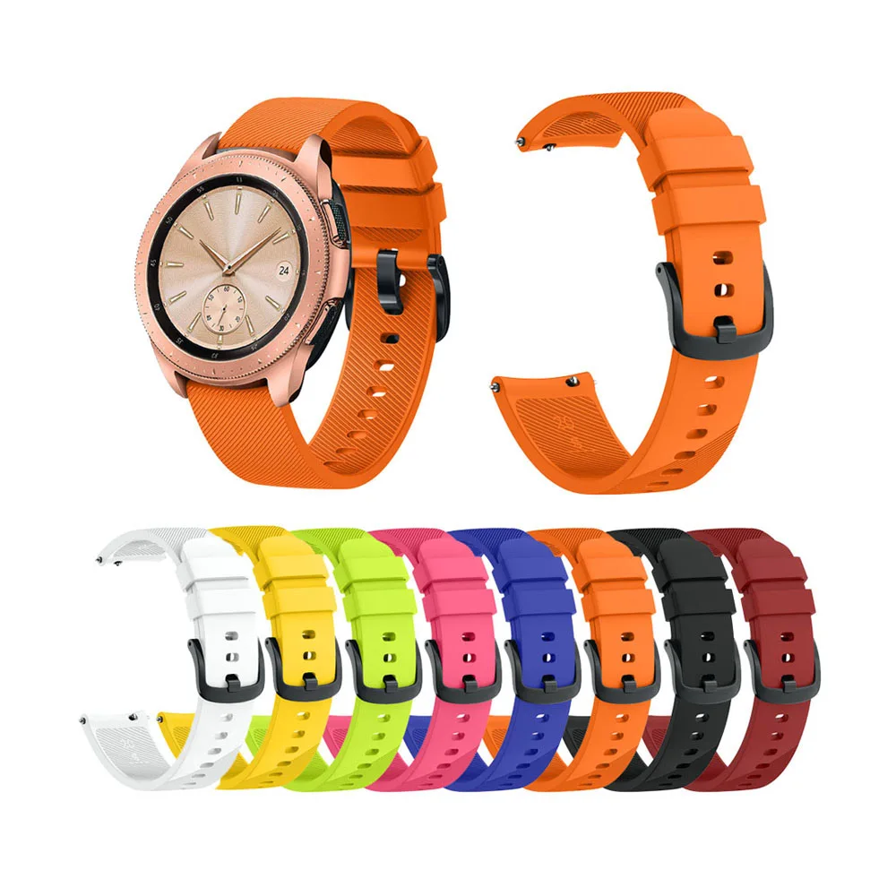 Tschick для Samsung Galaxy Watch 42 мм 20 силиконовый ремешок сменный Браслет SM R810/SM R815/Gear