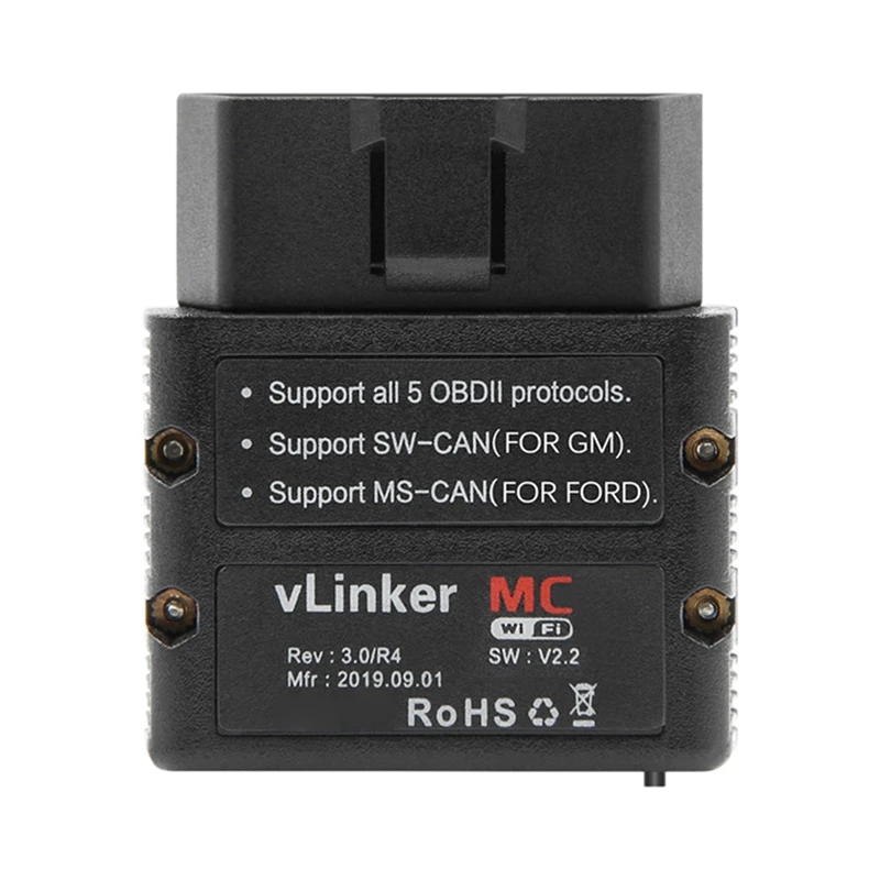 ELM327 OBD2 WIFI Adapter,Auto OBD II V2.2 Code Scanner Support SW-CAN/MS-CAN for Android/IOS
ELM327 OBD2 WIFI Adapter,Auto OBD II V2.2 Code Scanner Support SW-CAN/MS-CAN for Android/IOS
