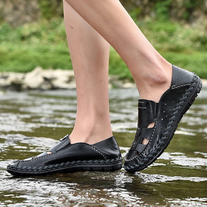 Sandalias Playa Hombre Men Fashion Sandals Rubber Sandale Homme Ete Sandal Man Leather For Summer Shoes Mens Outdoor 2020
Sandalias Playa Hombre Men Fashion Sandals Rubber Sandale Homme Ete Sandal Man Leather For Summer Shoes Mens Outdoor 2020