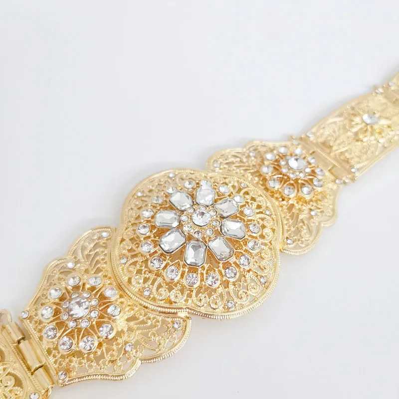 

Moroccan Elegant and fashionable feminine belt, elegant floral design，suitable for party wedding belt