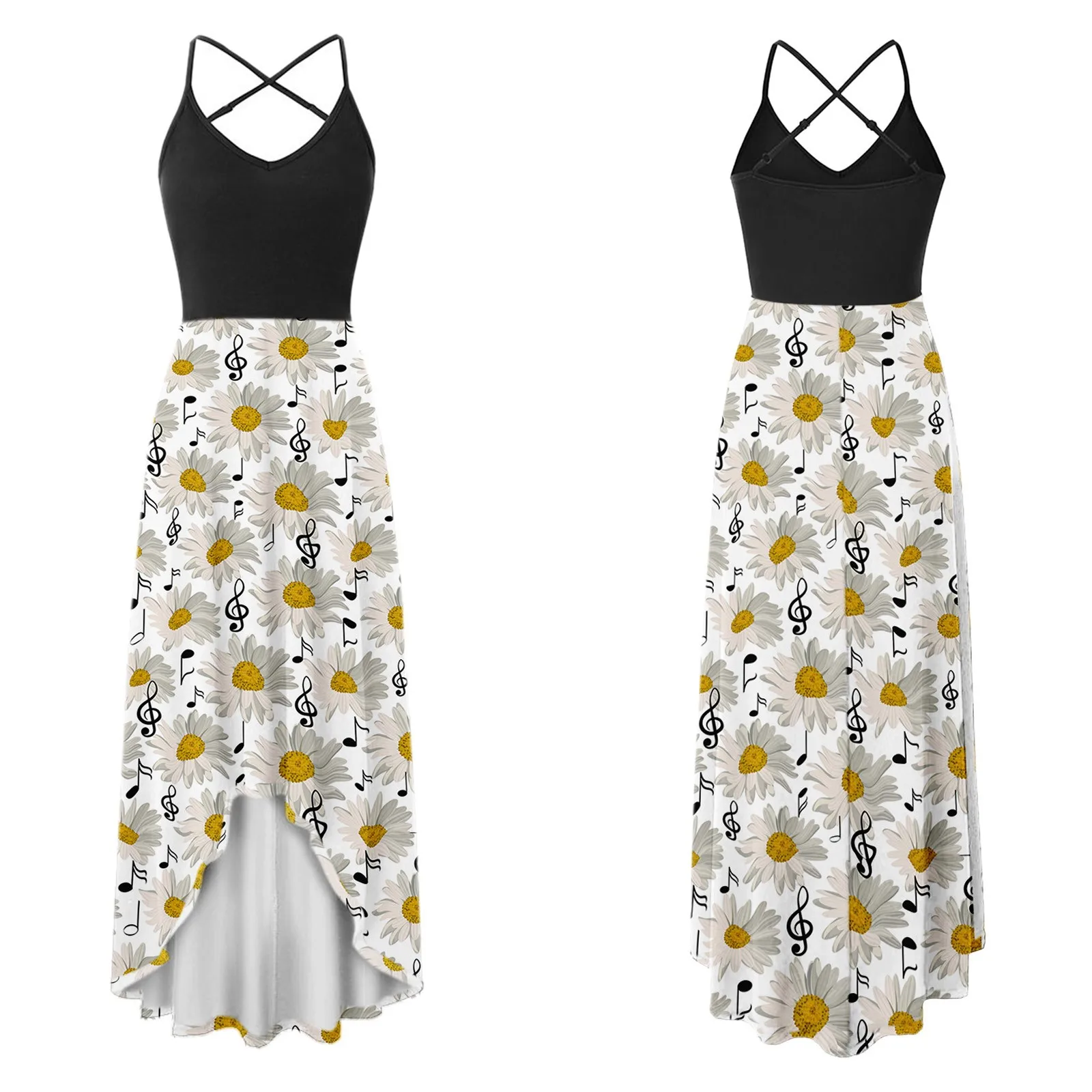 Summer Maxi Dress For Women 2021 Casual V-Neck Elegant Irregular Hem Prints Beach Dress Female Loose Spaghetti Strap Dress#35
Summer Maxi Dress For Women 2021 Casual V-Neck Elegant Irregular Hem Prints Beach Dress Female Loose Spaghetti Strap Dress#35