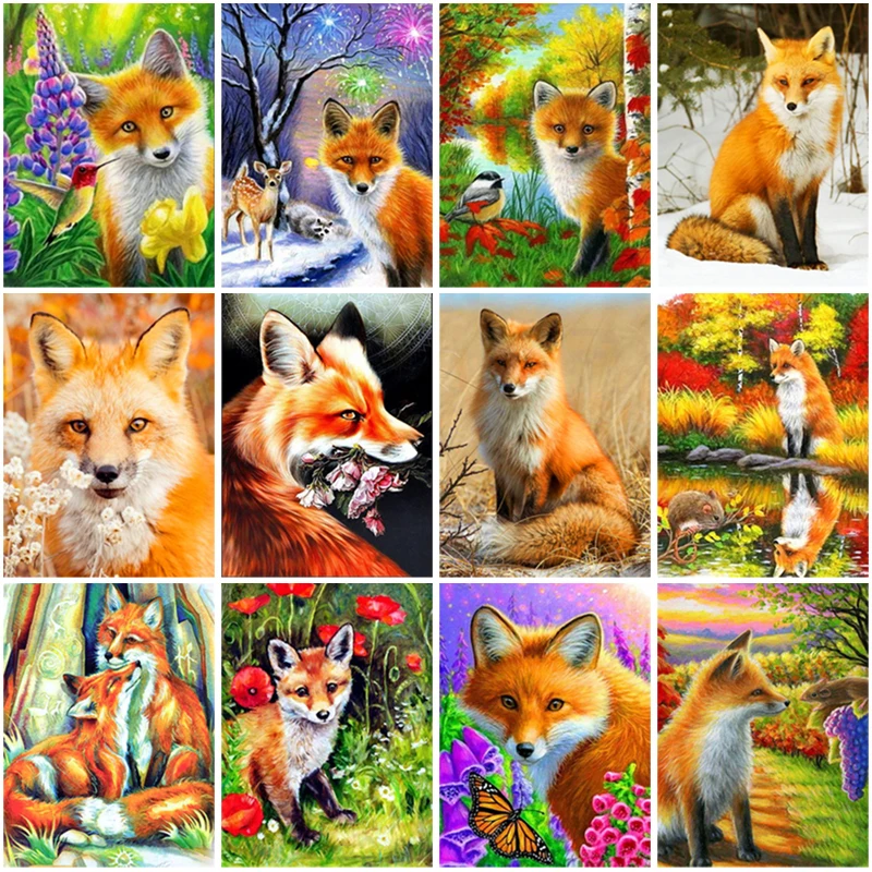 5D Diamond Painting Fox Animal Diamond Embroidery Cross Stitch New Arrival Full Square Round Diamond Mosaic Painting Home Decor
5D Diamond Painting Fox Animal Diamond Embroidery Cross Stitch New Arrival Full Square Round Diamond Mosaic Painting Home Decor