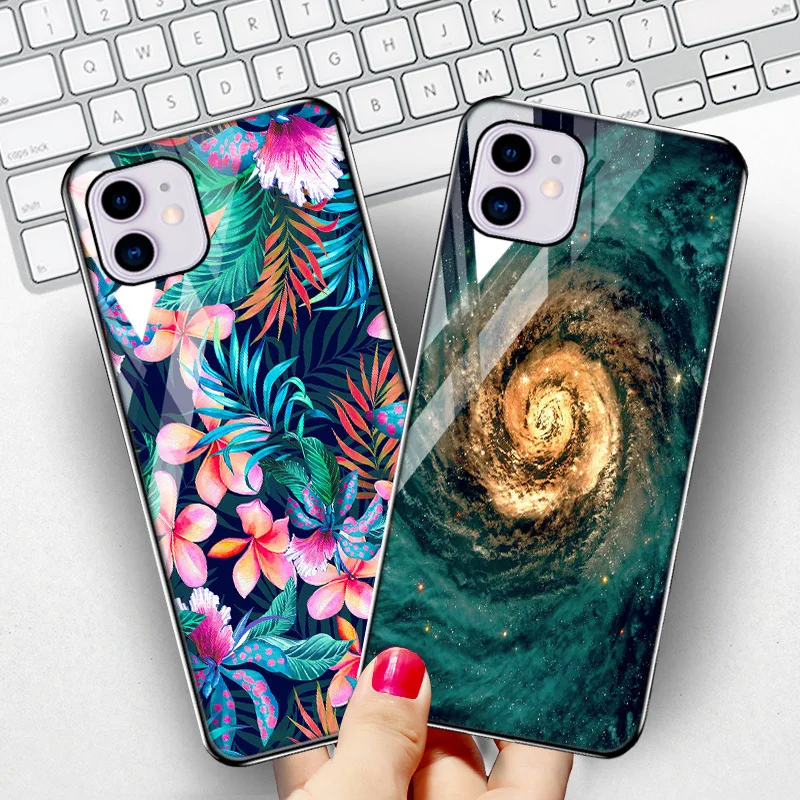 Tempered Glass Case For iPhone 12 Pro Cases Silicone Coque For iPhone 11 12 Pro Max XR XS 7 8 Plus 6S 6 Plus Print Back Cover
Tempered Glass Case For iPhone 12 Pro Cases Silicone Coque For iPhone 11 12 Pro Max XR XS 7 8 Plus 6S 6 Plus Print Back Cover
