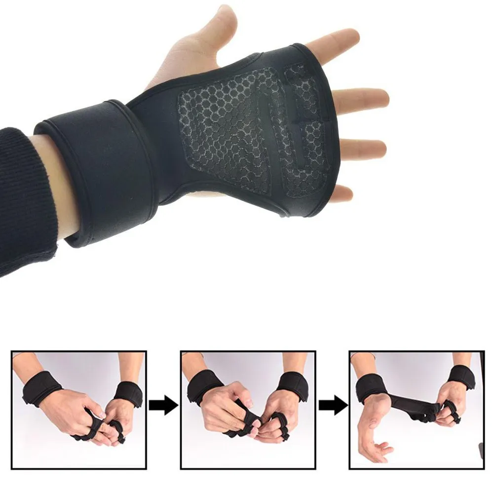 Professional Gym Fitness Workout Weightlifting Half Finger Anti-skid Gloves Men Women Outdoor Cycling Gloves With Wrist Wrap
Professional Gym Fitness Workout Weightlifting Half Finger Anti-skid Gloves Men Women Outdoor Cycling Gloves With Wrist Wrap