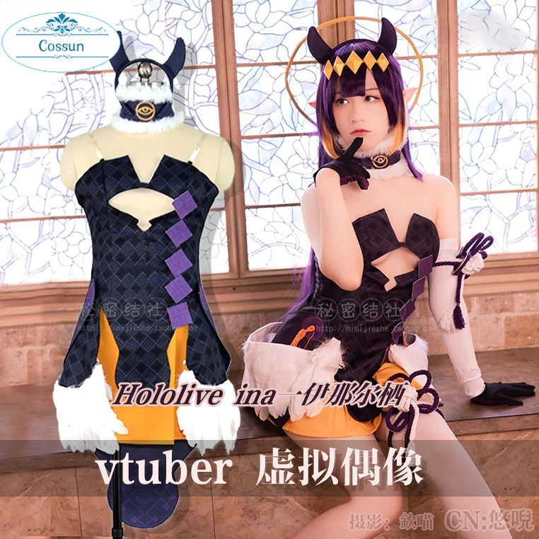 Аниме! Vtuber Hololive Ninomae Inanis боевой костюм женский костюм для косплея Хэллоуин наряд для вечеринки для женщин 2021 Новинка
Аниме! Vtuber Hololive Ninomae Inanis боевой костюм женский костюм для косплея Хэллоуин наряд для вечеринки для женщин 2021 Новинка