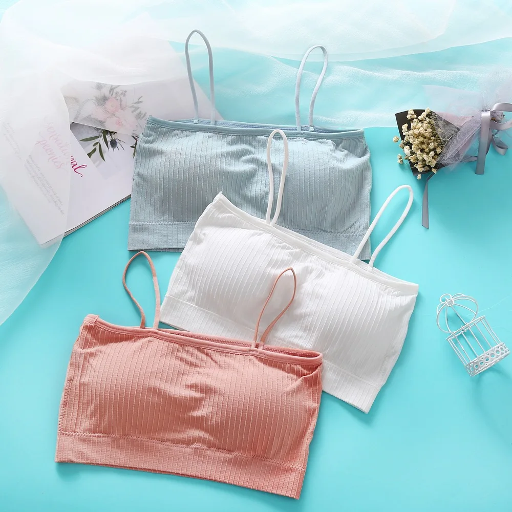 Wireless Sports Bra Young Teen In Bras Tank Top with Built In Bra Solid Color Cotton Camisole Easy Comfort Beautiful Back
Wireless Sports Bra Young Teen In Bras Tank Top with Built In Bra Solid Color Cotton Camisole Easy Comfort Beautiful Back