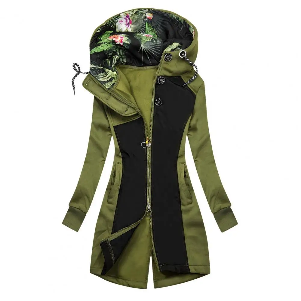 Women Coat All-Matched Long Sleeve Printing Cap 2021 Autumn Winter Zipper Design Casual Clothing Sweatwear Trench
Women Coat All-Matched Long Sleeve Printing Cap 2021 Autumn Winter Zipper Design Casual Clothing Sweatwear Trench