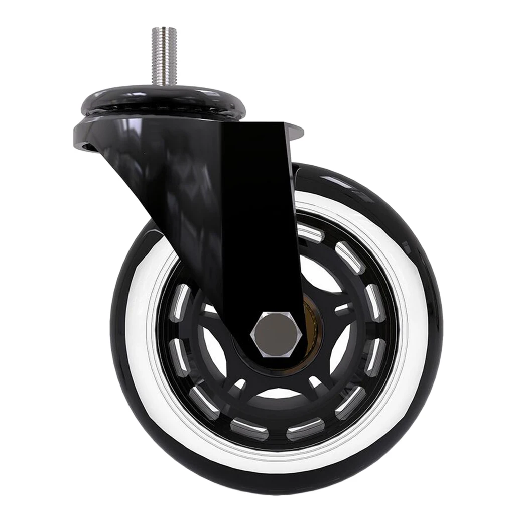 Office Chair Caster Wheels, Heavy Duty & Safe for All Floors, with Threaded Stem, 3/4 Inch 
Office Chair Caster Wheels, Heavy Duty & Safe for All Floors, with Threaded Stem, 3/4 Inch