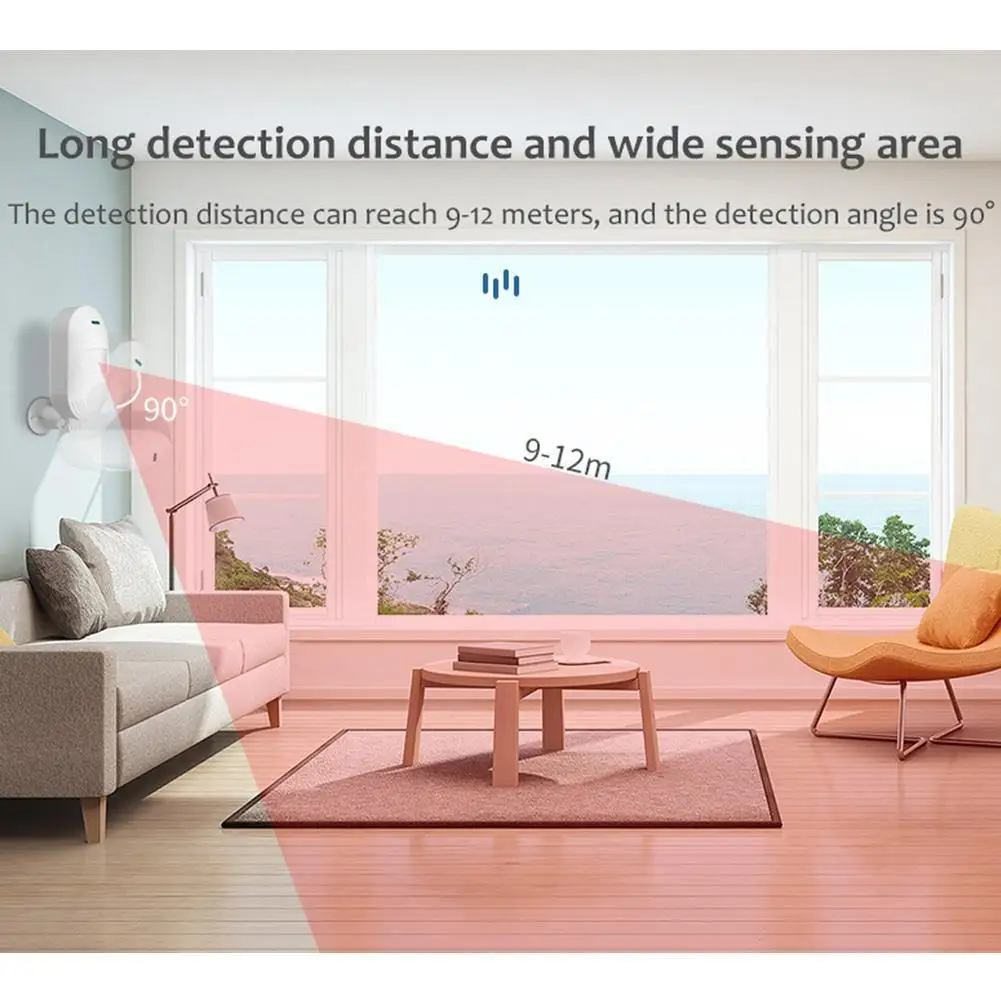 WiFi Infrared Probe Alarm Human Body Induction Alarm Home Infrared Smart Detection Work Intrusion Home Alexa Goolge With X5I3
WiFi Infrared Probe Alarm Human Body Induction Alarm Home Infrared Smart Detection Work Intrusion Home Alexa Goolge With X5I3
