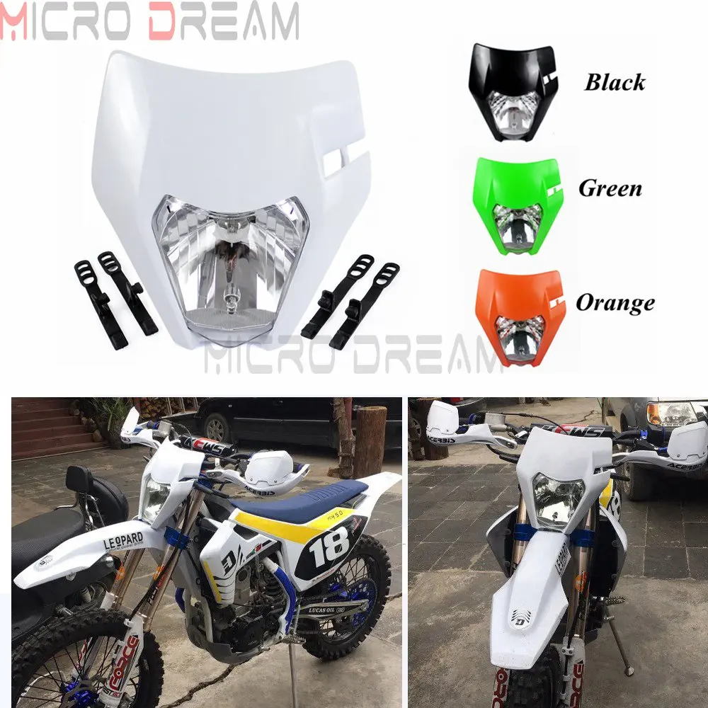 Гоночный велосипед внедорожник MX Enduro Halo обтекатель фары для Honda Yamaha KTM 525 530 450 300 250