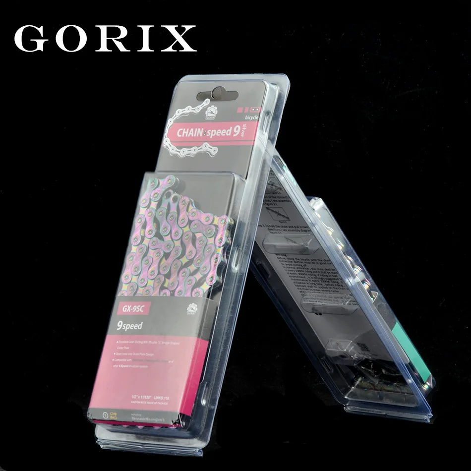 GORIX Bike Chains MTB Mountain Road Bike Chians 9/10/11/12 Speed Hollow Bicycle Chain 116/124 Links Colorful S11S for m7000 XT
GORIX Bike Chains MTB Mountain Road Bike Chians 9/10/11/12 Speed Hollow Bicycle Chain 116/124 Links Colorful S11S for m7000 XT