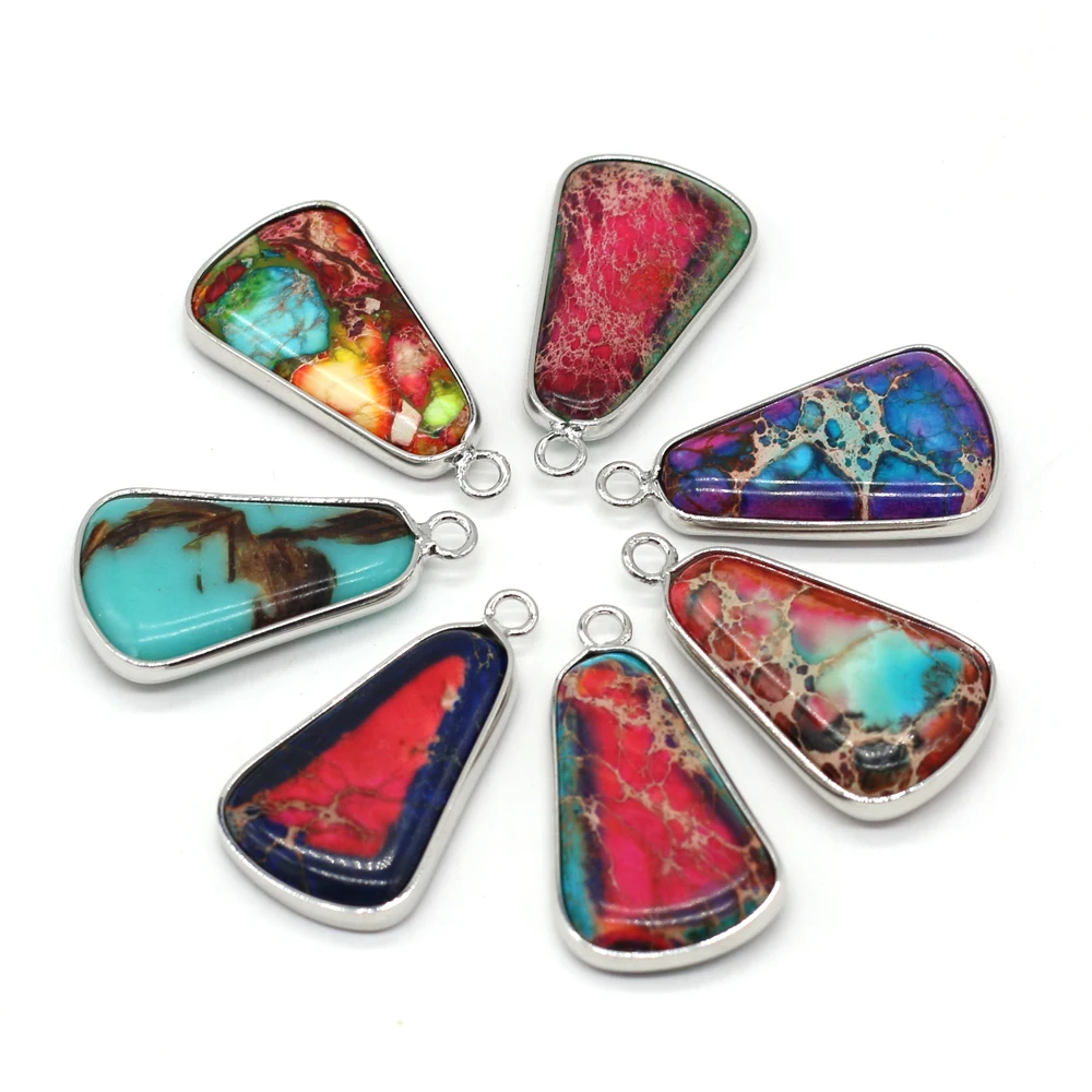 2021Natural Stone Irregular Emperor Stone Silver-plated Pendant Multi-color Crafts Exquisite DIY Necklace Jewelry Accessory Gift
2021Natural Stone Irregular Emperor Stone Silver-plated Pendant Multi-color Crafts Exquisite DIY Necklace Jewelry Accessory Gift