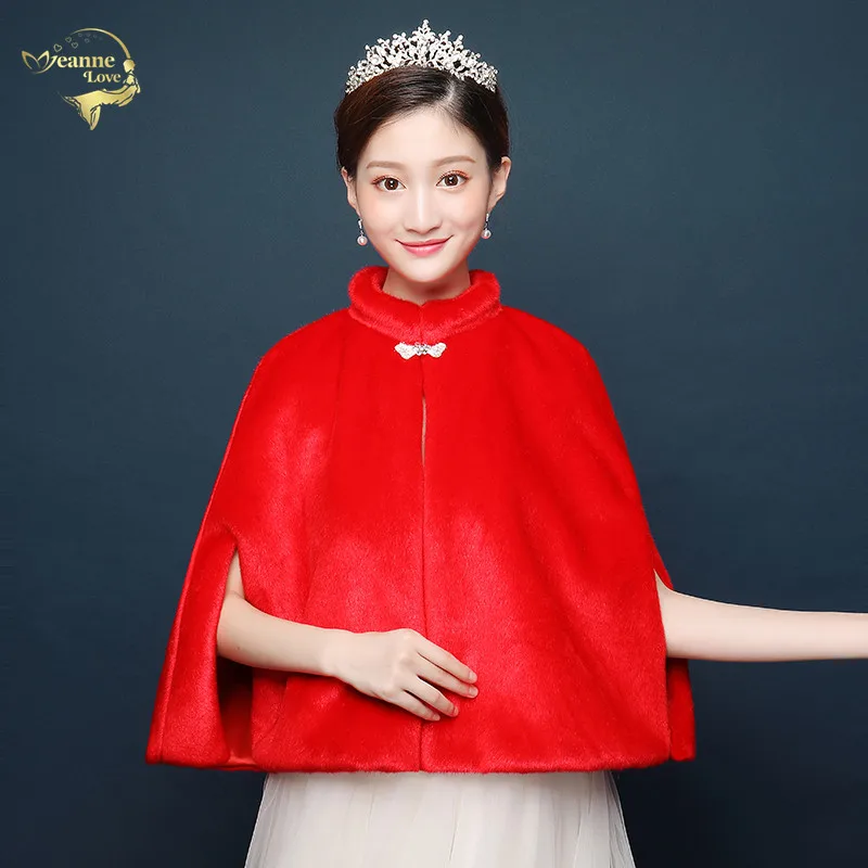 2020 New Fashion White Bridal Wraps Coat Wedding Party Jackets Boleros Shrug Red Faux Fur Stole Capes For Evening Dresses Cloak
2020 New Fashion White Bridal Wraps Coat Wedding Party Jackets Boleros Shrug Red Faux Fur Stole Capes For Evening Dresses Cloak