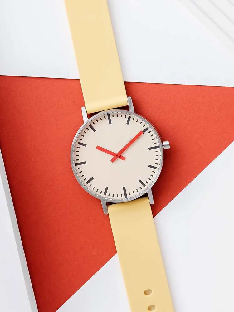 Bauhaus Watch Color Strap Trendy Male Female Student Minimalist Design Waterproof Watch
Bauhaus Watch Color Strap Trendy Male Female Student Minimalist Design Waterproof Watch