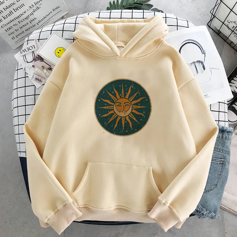 Men's and Women's Sun Printing Sweater Solid Color Loose 2021 Sun Pattern Sports Pullover Hoodie Jacket Clothes Street Top
Men's and Women's Sun Printing Sweater Solid Color Loose 2021 Sun Pattern Sports Pullover Hoodie Jacket Clothes Street Top