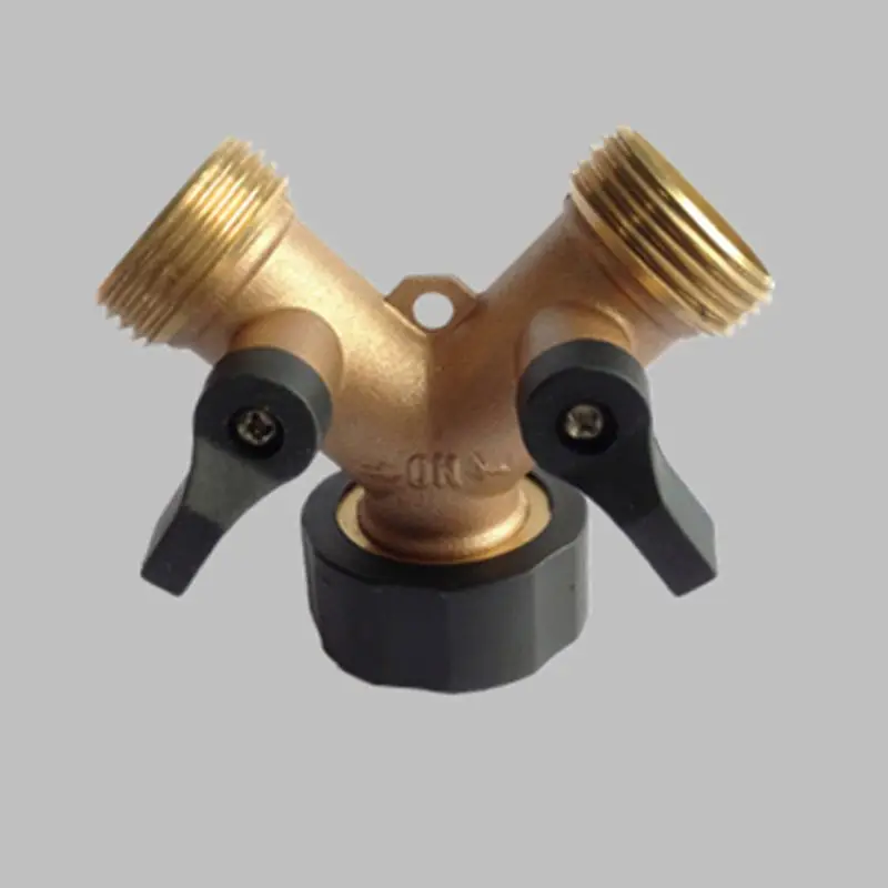 Garden Hose Connector 2 Way Splitter Tap Diverter Outlet Hose Spigot Adapter with 2 Valves Garden Irrigation Supplies
Garden Hose Connector 2 Way Splitter Tap Diverter Outlet Hose Spigot Adapter with 2 Valves Garden Irrigation Supplies
