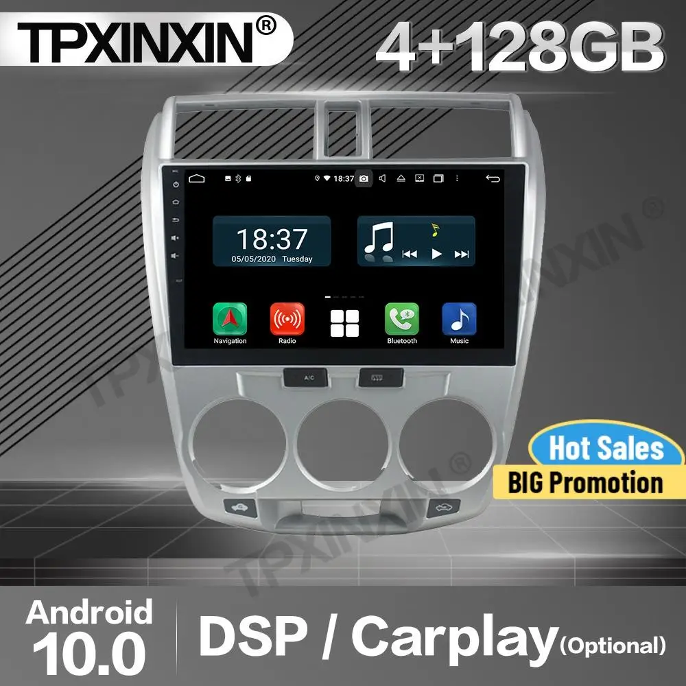 128G Carplay Car Radio 2 Din Stereo Receiver Android 10 For Honda City 2006-2012 2013 Silver GPS Player Audio Recorder Head Unit
128G Carplay Car Radio 2 Din Stereo Receiver Android 10 For Honda City 2006-2012 2013 Silver GPS Player Audio Recorder Head Unit