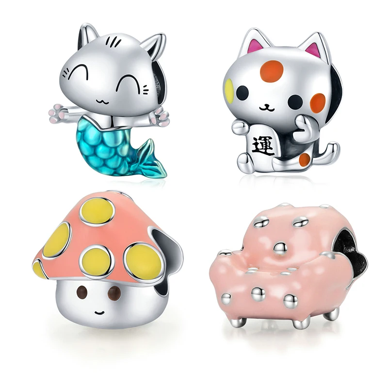 Подвеска женская из серебра 925 пробы в виде котенка, русалки, кота, гриба, дивана
Подвеска женская из серебра 925 пробы в виде котенка, русалки, кота, гриба, дивана