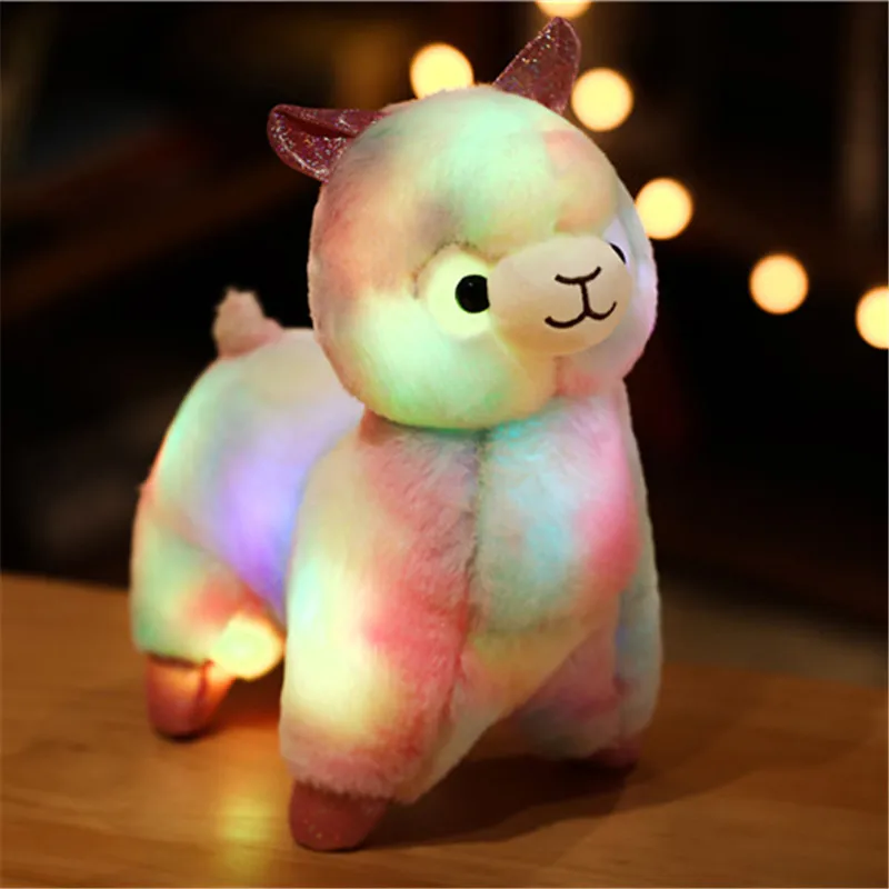 1pc 25CM Rainbow Glowing Alpaca Plush Luminous Toy Stuffed Animal Soft Doll For Kids Girls Christmas Gift
1pc 25CM Rainbow Glowing Alpaca Plush Luminous Toy Stuffed Animal Soft Doll For Kids Girls Christmas Gift