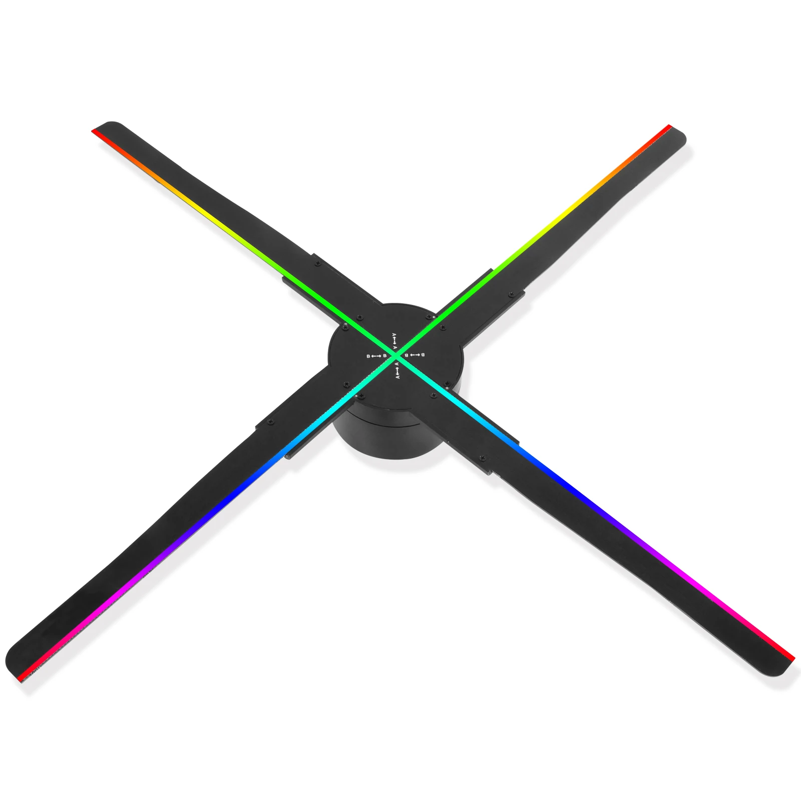 3D Fan Hologram Projector 52cm 4fan Blade Wall-mounted Wifi Led Luminous Signs Lamp 552 LED Fan Holographic Advertising Machine
3D Fan Hologram Projector 52cm 4fan Blade Wall-mounted Wifi Led Luminous Signs Lamp 552 LED Fan Holographic Advertising Machine