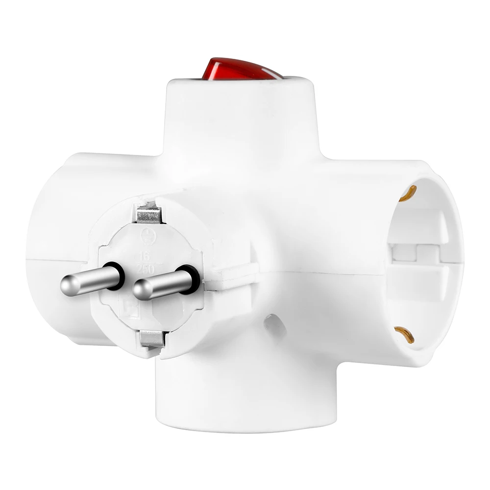 KF Triple Socket Converter to EU Plug Adapter with Switch Wall Socket for Wall Socket Office Travel White
KF Triple Socket Converter to EU Plug Adapter with Switch Wall Socket for Wall Socket Office Travel White